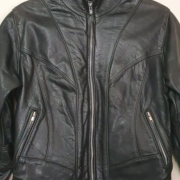 VIntage Walter Dyer Leather Moto Jacket - Picture 5 of 12